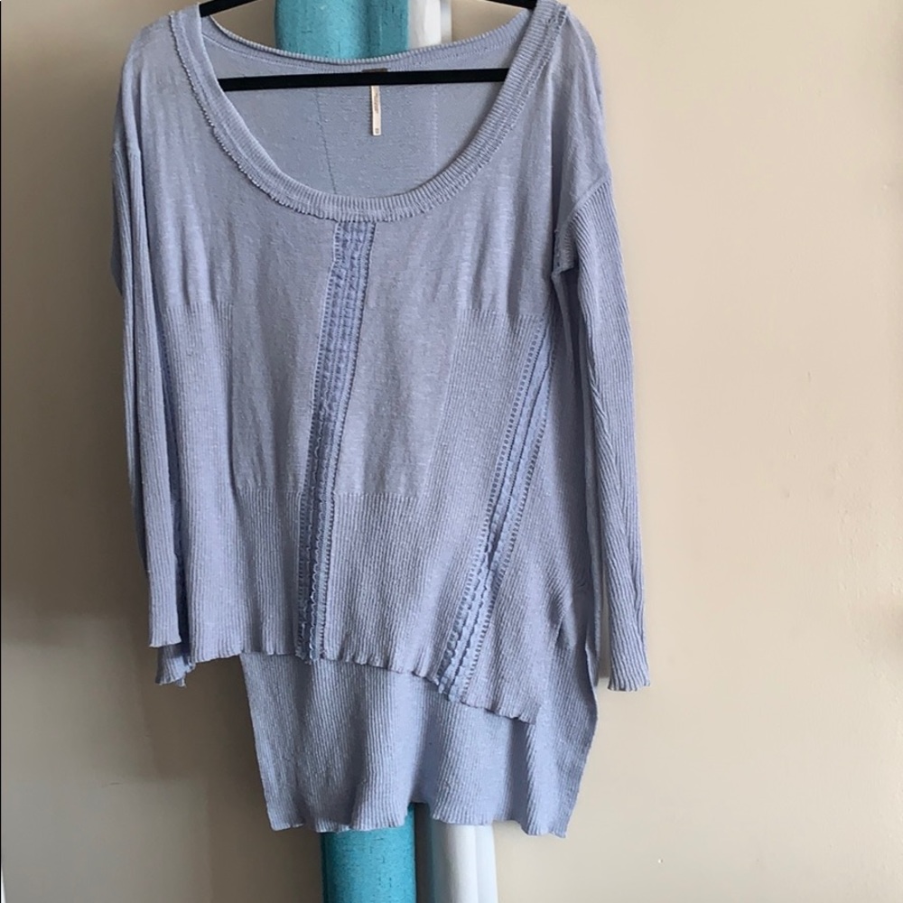 Baby blue Free People Sweater